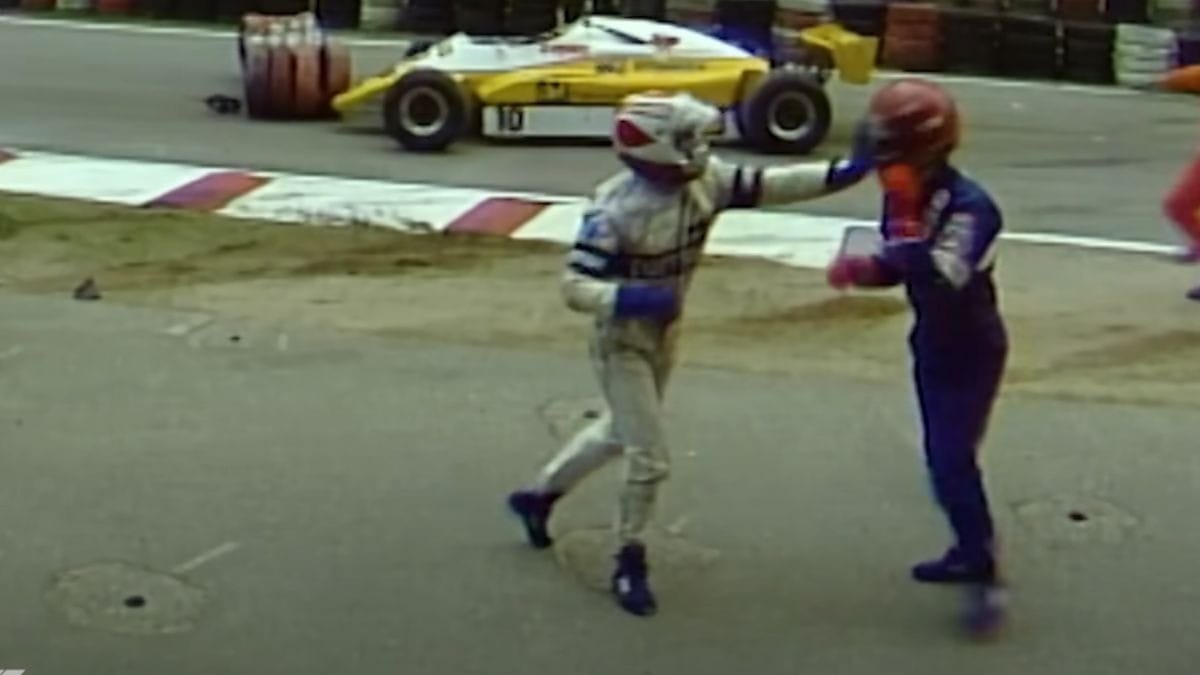 Briga entre Nelson Piquet e Eliseo Salazar marcou o GP da Alemanha de 1982