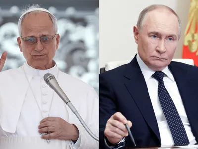 Em telefonema, papa Leão XIV pede a Putin que ‘faça gesto que promova paz’ na Ucrânia