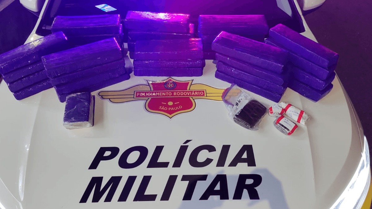 Homem é preso com mais de 29kg de drogas na Rodovia Carvalho Pinto em São José dos Campos