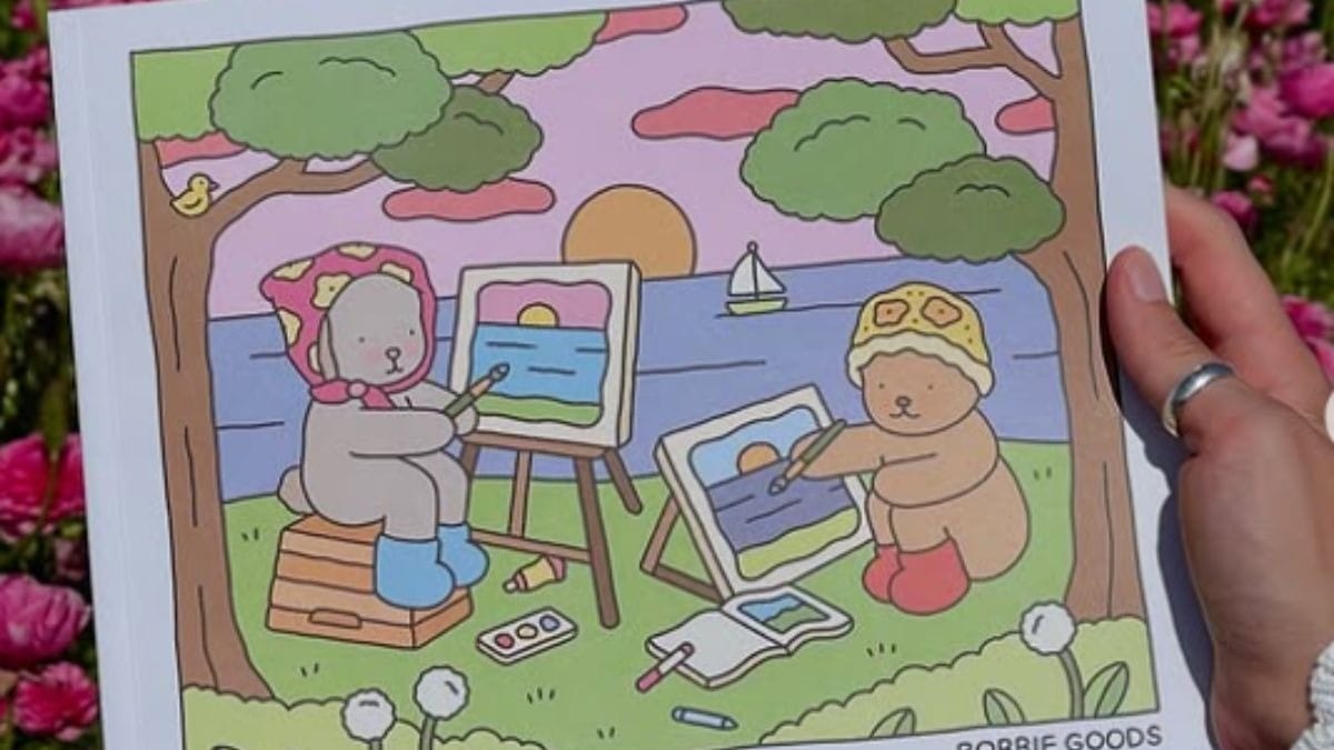 O que é Bobbie Goods, os livros de colorir que conquistaram os adultos?