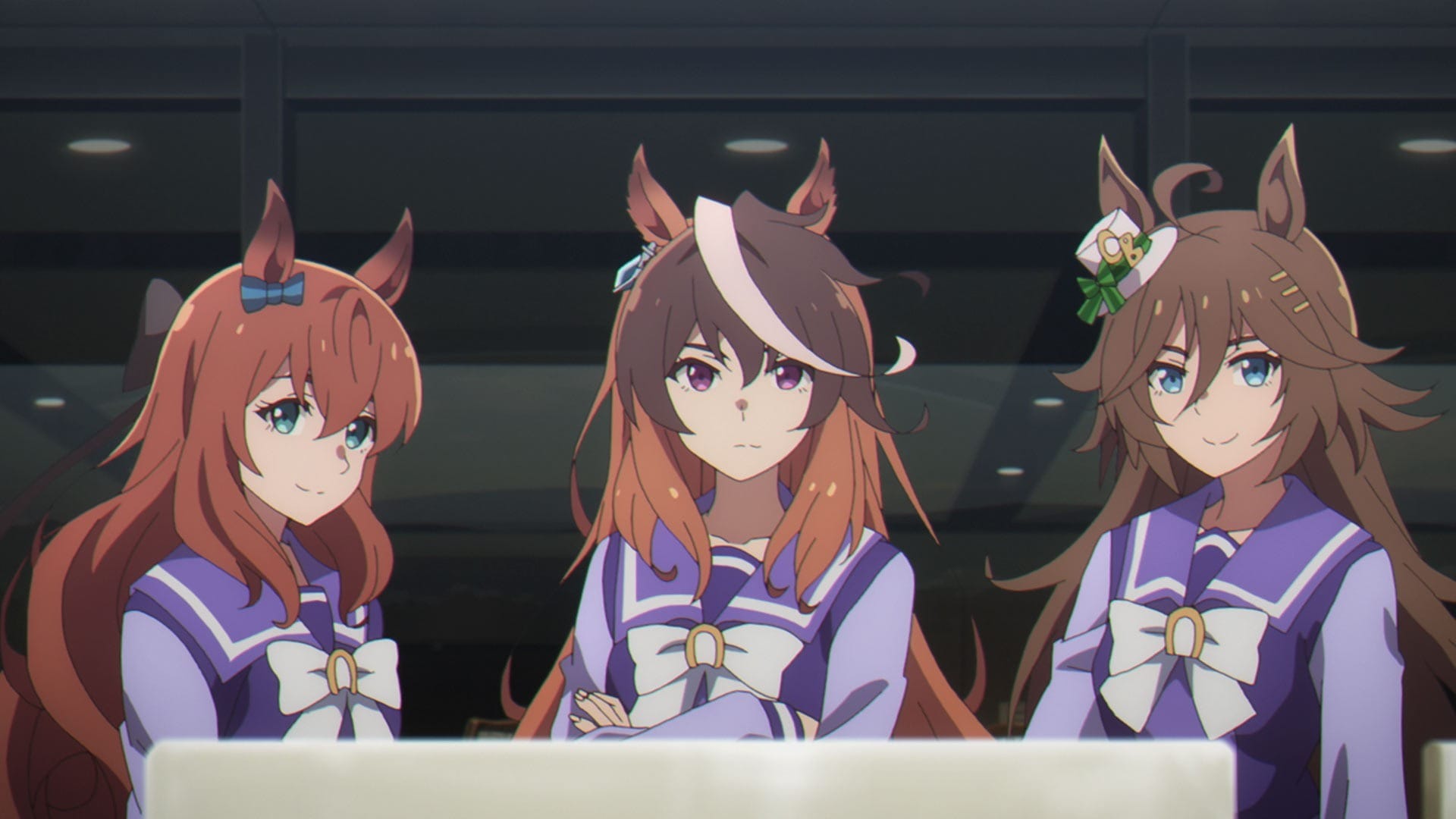 Cena do nono episódio de “Umamusume: Cinderella Gray”