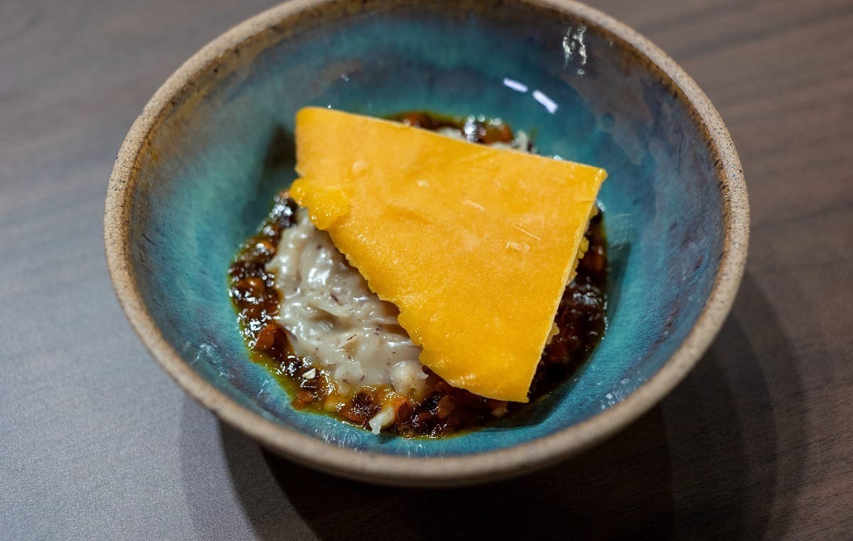 Cocada cremosa com calda de maracujá e sorbet de manga com gengibre | Band Receitas