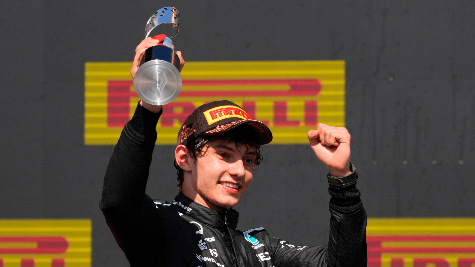 Kimi Antonelli sobe ao pódio na F1 pela 1ª vez e brinca: “Vou fazer a prova de bom humor”