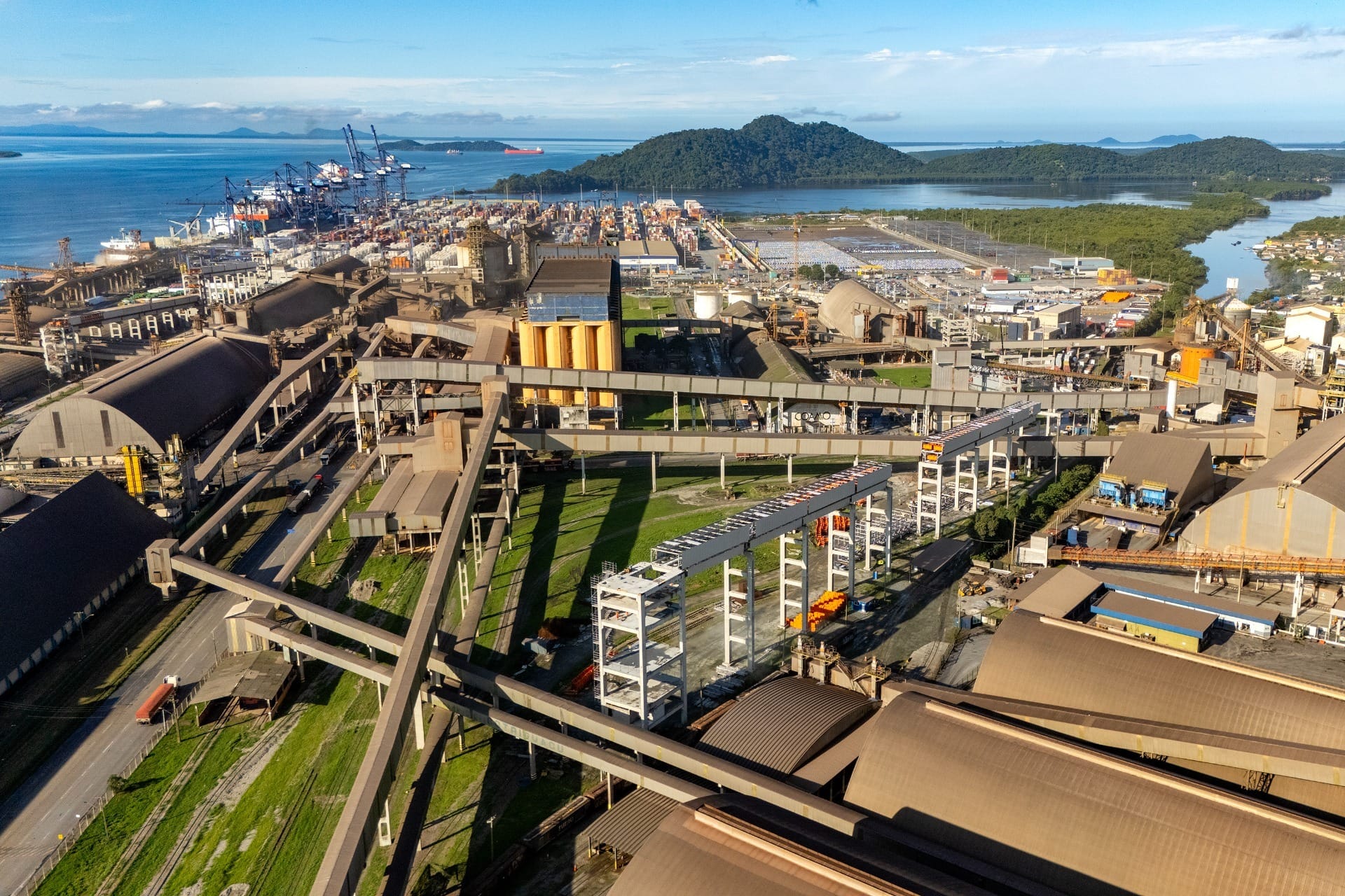 Maior investimento portuário do Brasil, Moegão alcança 52,5% de execução