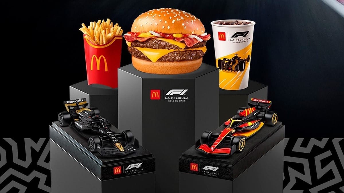 McDonald’s lança combo com temática Fórmula 1 e carrinho de 
