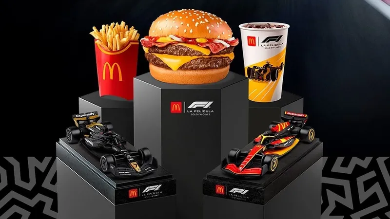 McDonald’s lança combo com temática Fórmula 1 e carrinho de 