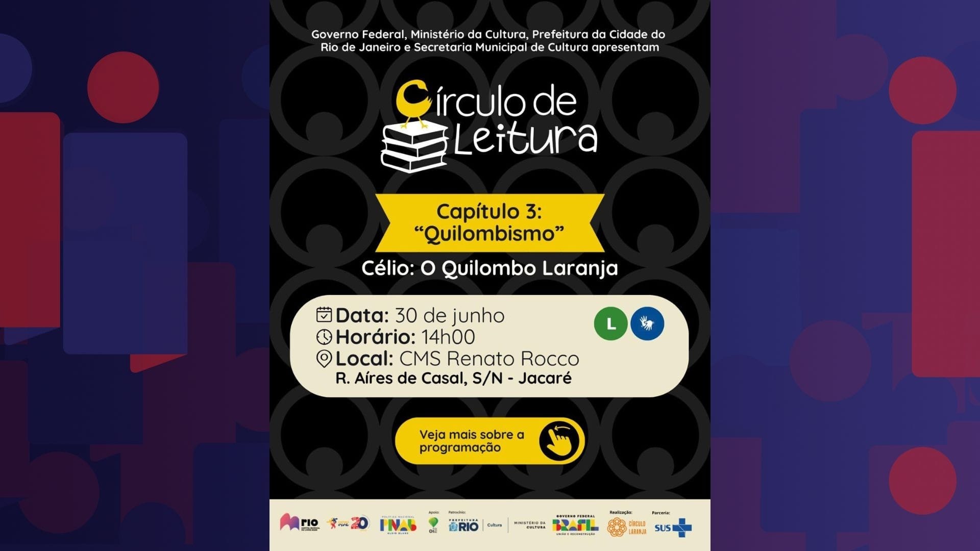 Círculo de Leitura debate “O Quilombismo”, de Abdias Nascimento, no Jacaré