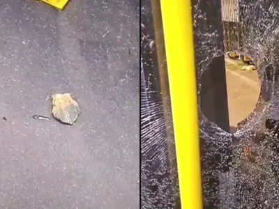 Pelo menos 20 ônibus foram apedrejados na Grande SP em mais um dia de ataques