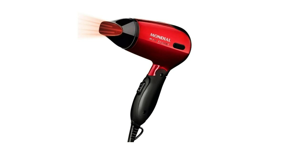 Secador de Cabelos Mondial Max Travel SC-10 1200W Bivolt
