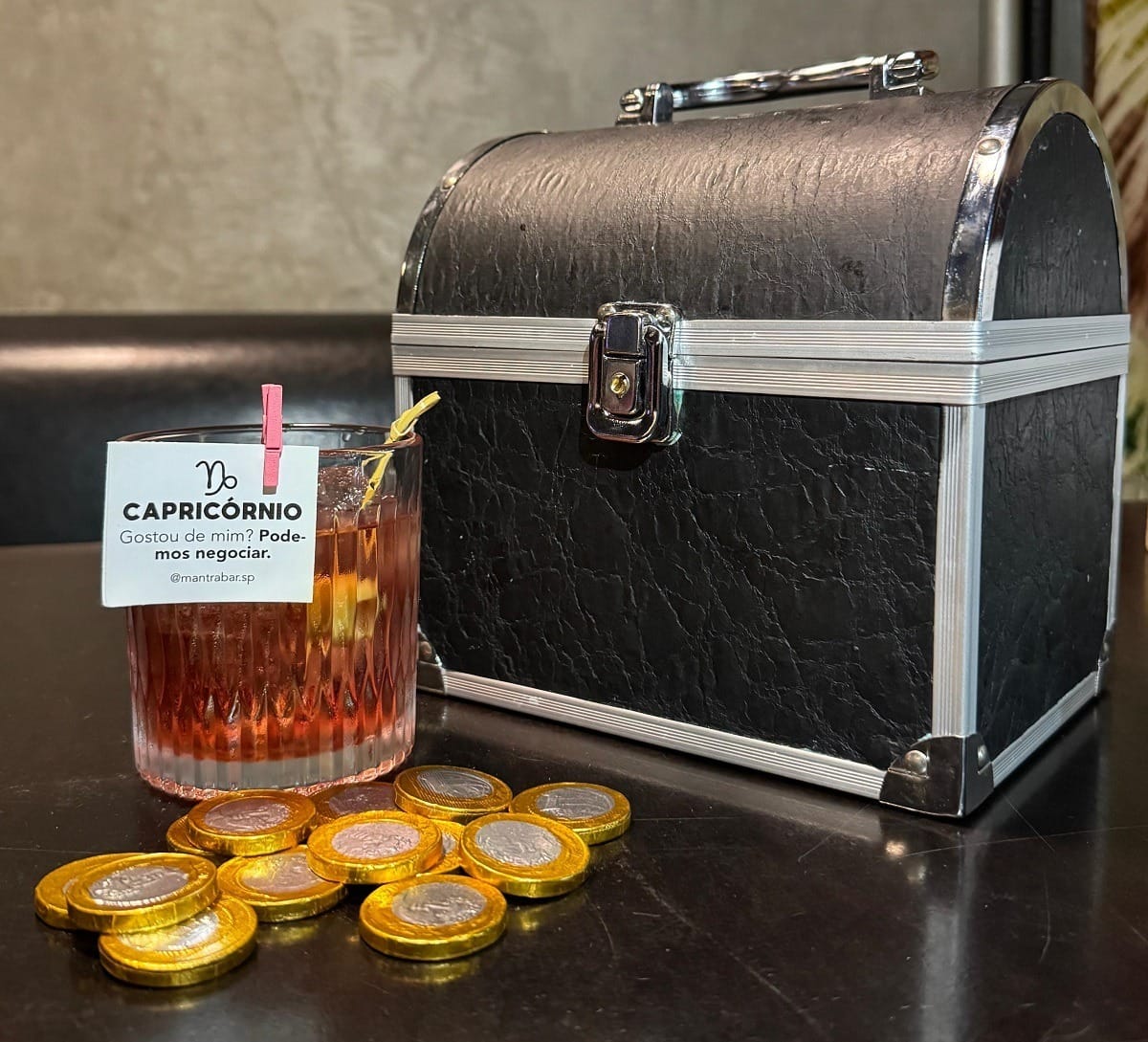 Drink inspirado no signo de Capricórnio