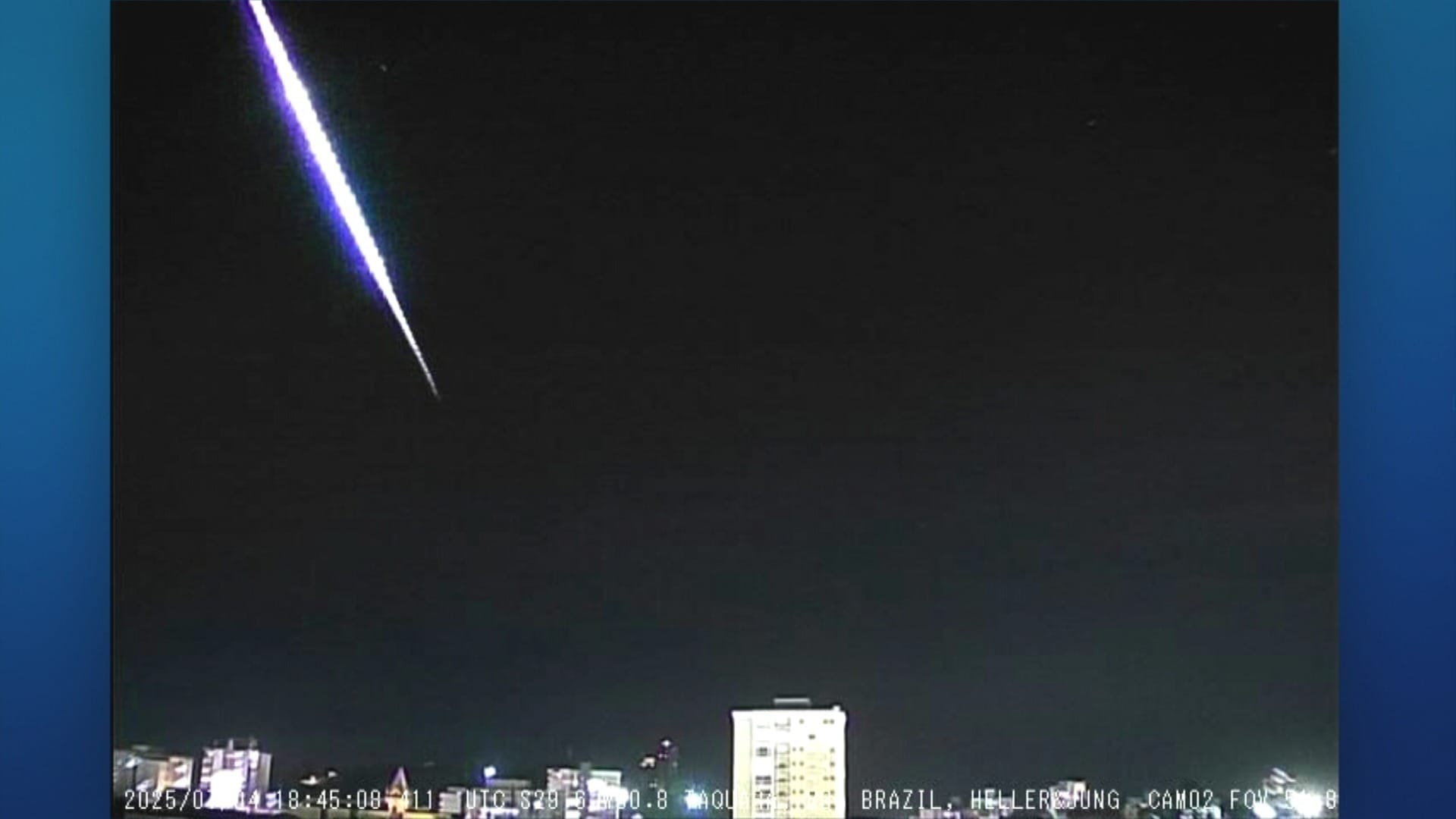 Vídeo: meteoro ilumina céu de Cidreira, no Rio Grande do Sul