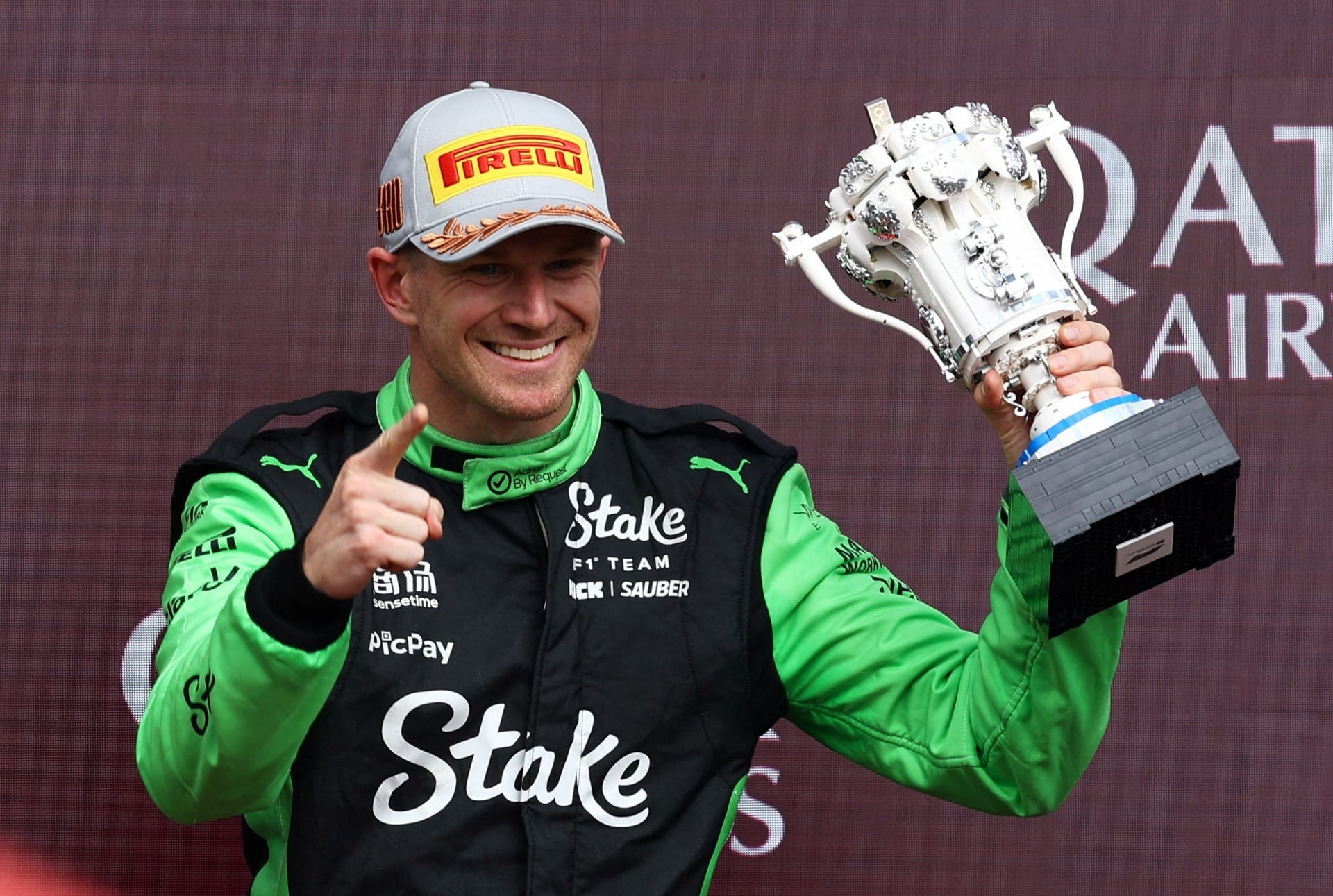 Hülkenberg comemora 1º pódio após 15 anos na Fórmula 1: "Hoje é um dia brilhante"