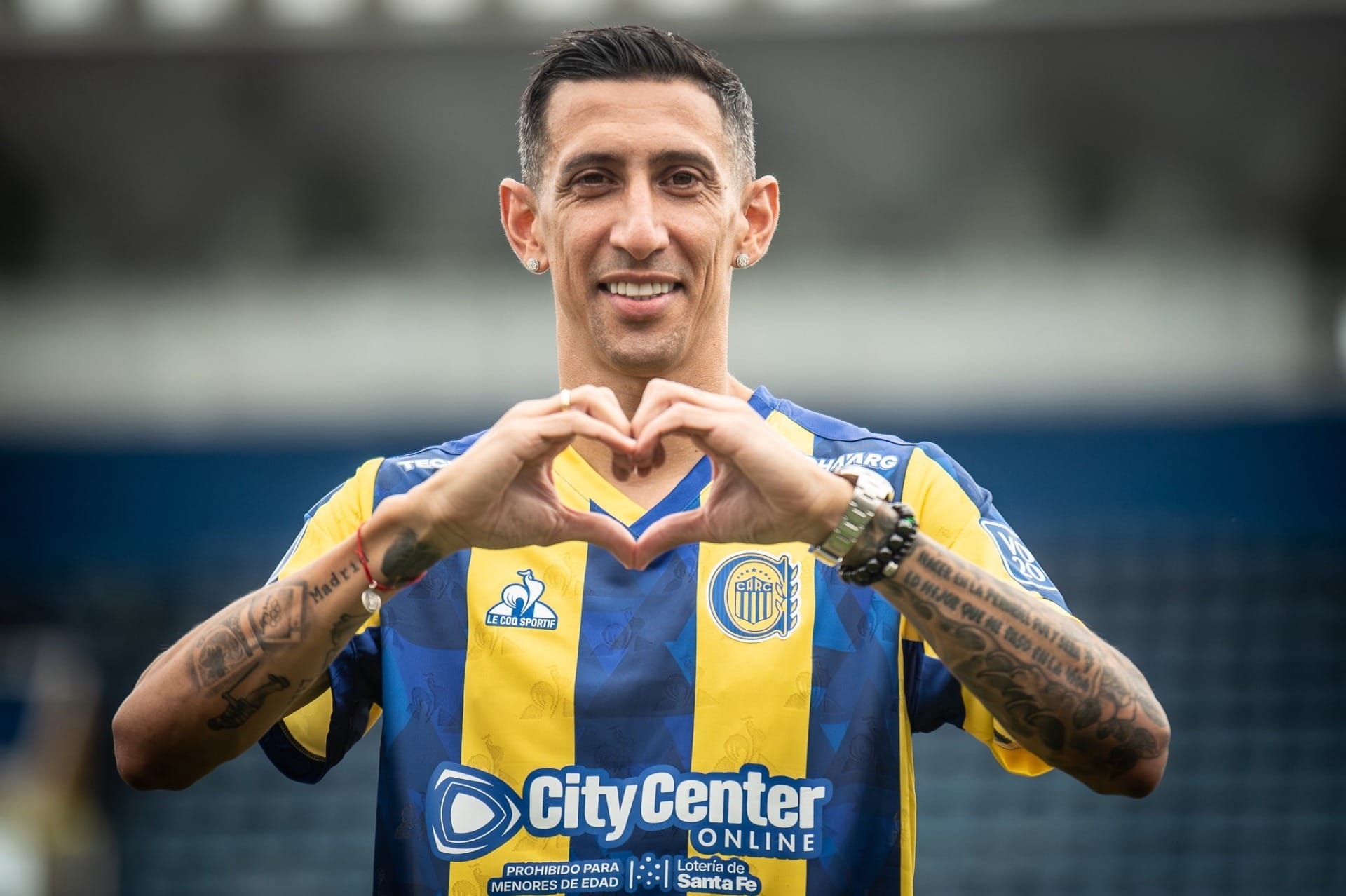 Di María é apresentado no Rosario Central para último grande capítulo de sua carreira