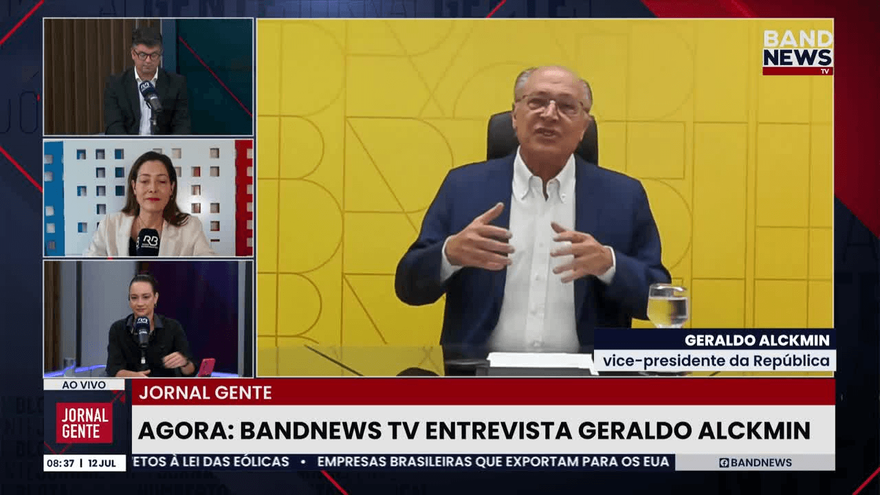 Maus brasileiros podem estar por trás do tarifaço de Trump contra o Brasil, avalia Alckmin