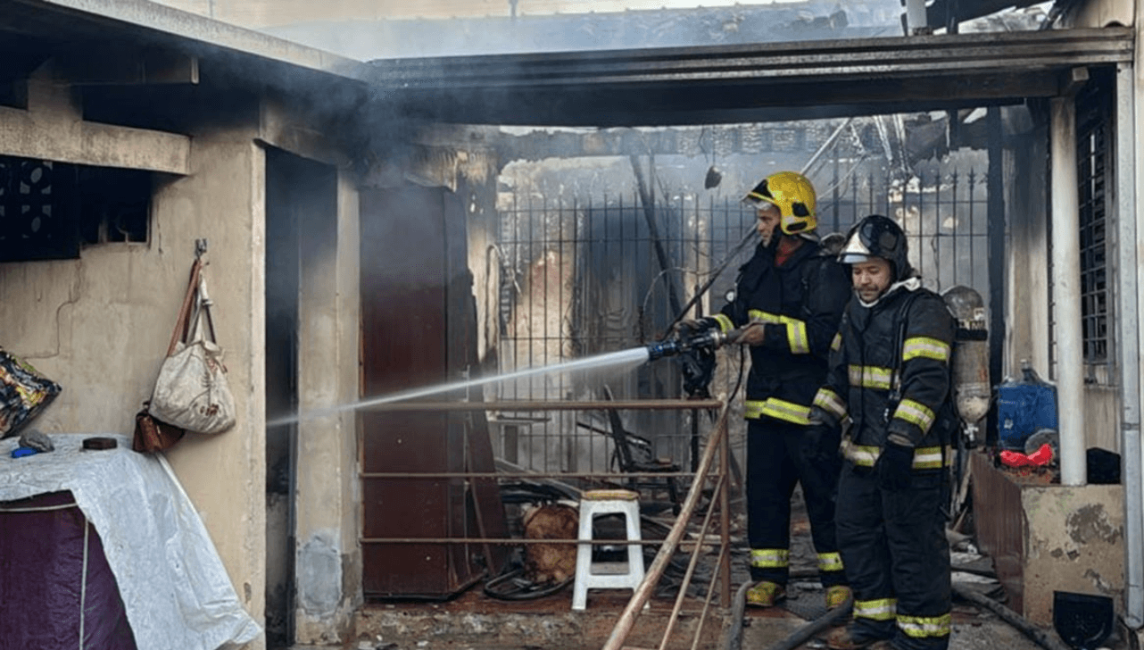 Três pessoas ficam feridas após incêndio em casa de Sumaré