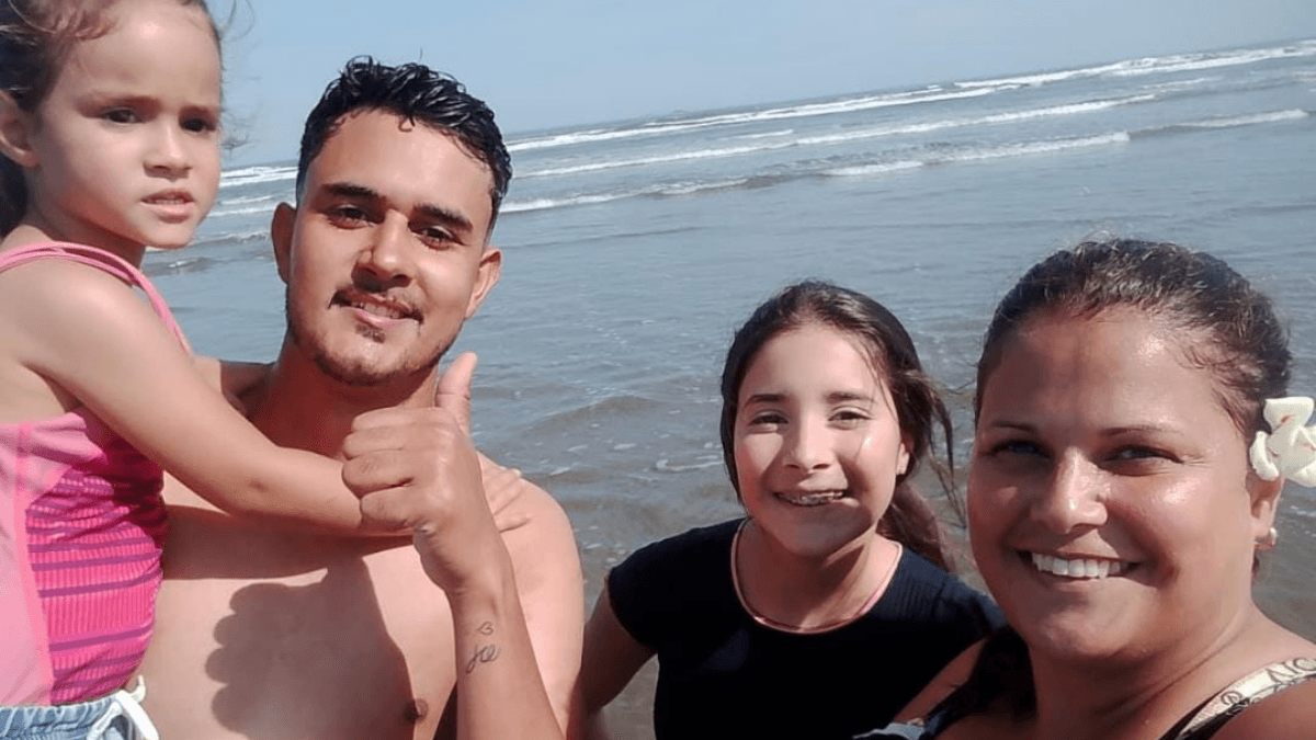 Elian, Gislene e família (Foto: Arquivo pessoal)