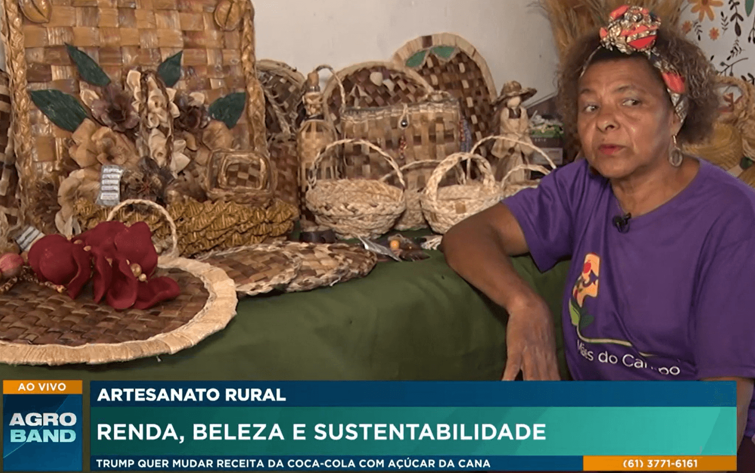 Artesanato rural, arte que brota da terra, também ajuda a preservar a natureza