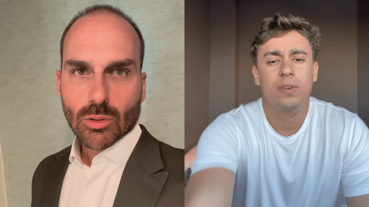 Eduardo Bolsonaro critica Nikolas por ser 'pouco ativo' em busca por punições dos EUA ao Brasil