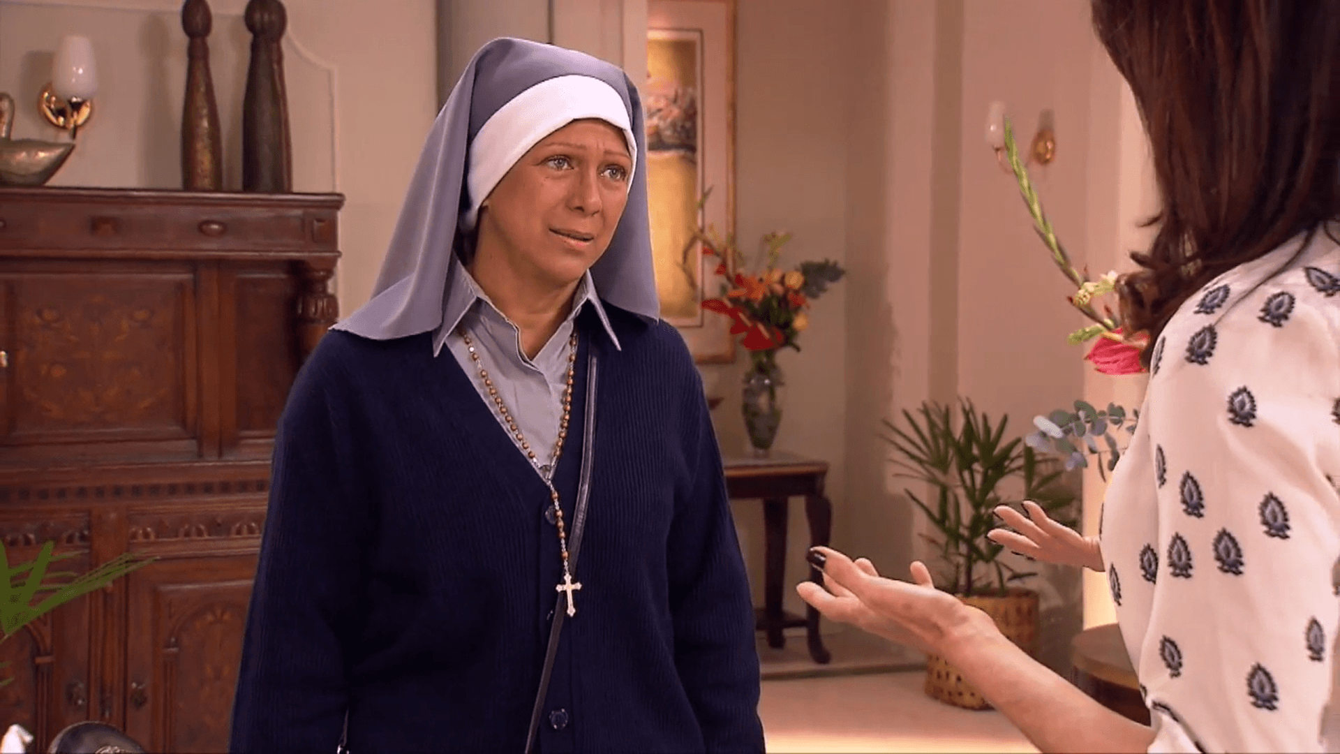 Madre Isabel e Patrícia – Reprodução/RCTV