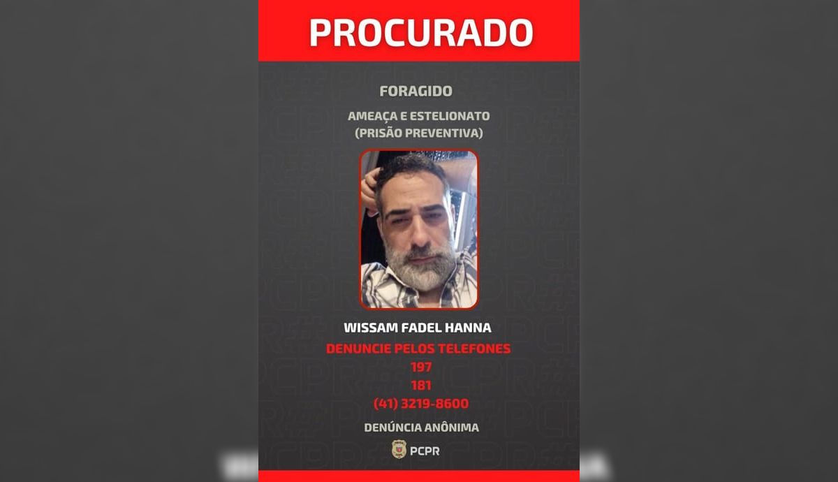 Polícia divulga foto de suspeito de estelionato amoroso com prejuízo de R$ 1,5 milhão