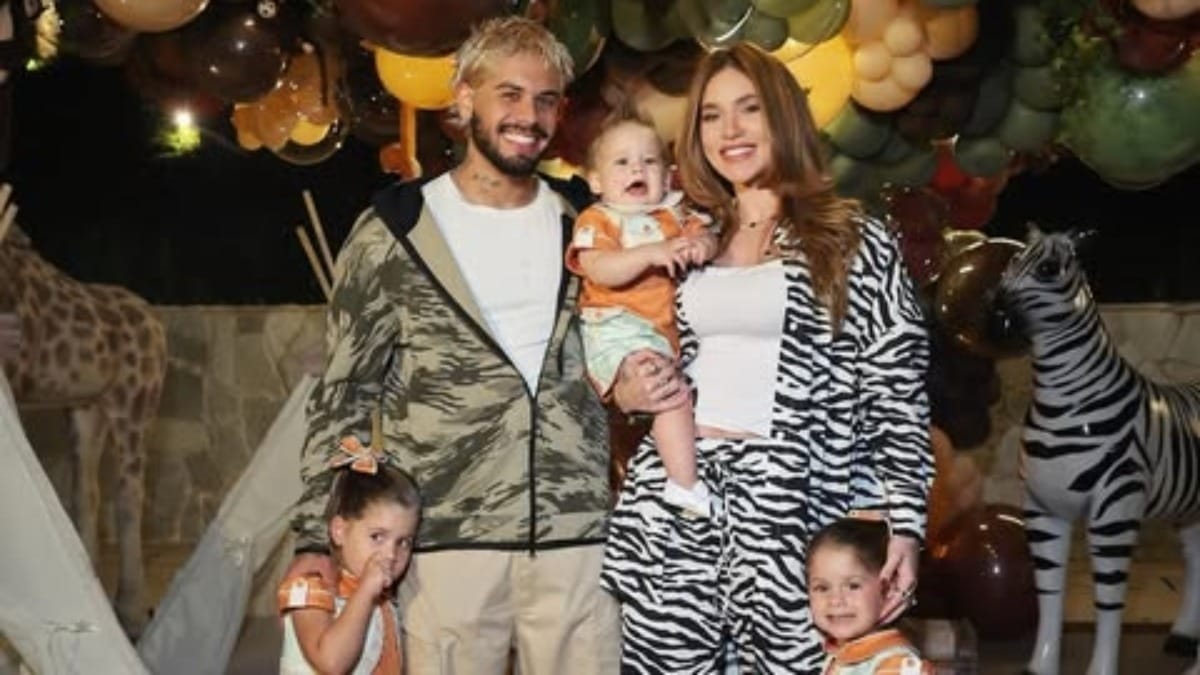 Virginia e Zé Felipe fazem festas de aniversário separadas para o filho José Leonardo
