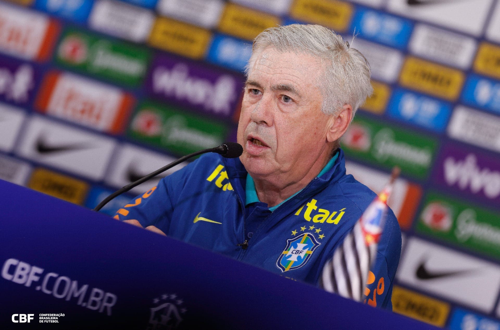 CBF divulga a data da próxima convocação de Ancelotti pela Seleção Brasileira