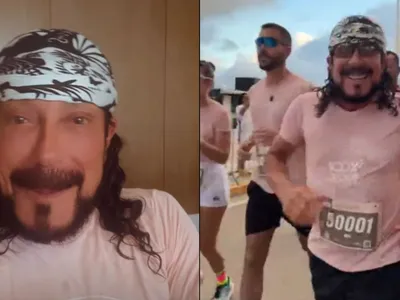 Bell Marques passa mal durante corrida em Fortaleza: 'Estômago ficou ruim'
