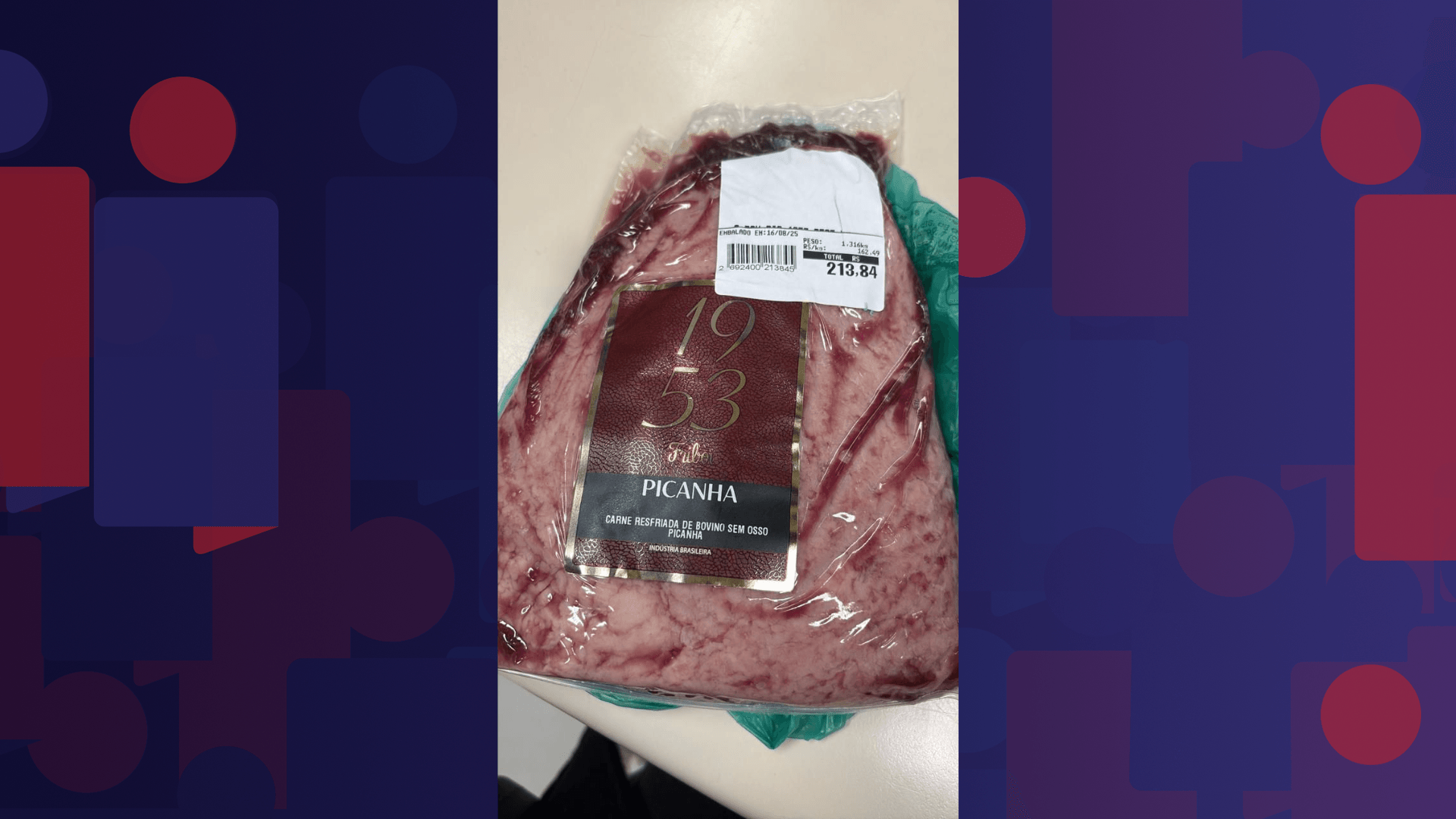 Casal é preso após esconder picanha em manta de bebê em Petrópolis