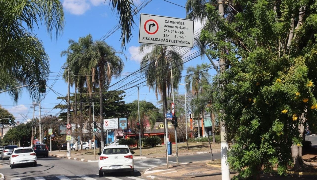 Radares começam a fiscalizar circulação irregular de veículos de carga em avenidas de Campinas