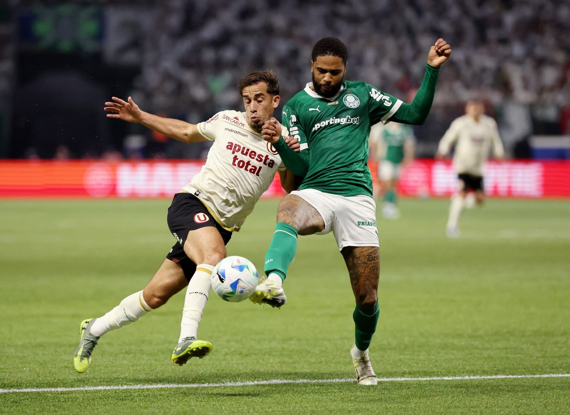 Palmeiras dá sono, mas elimina Universitario e vai enfrentar River Plate na Libertadores