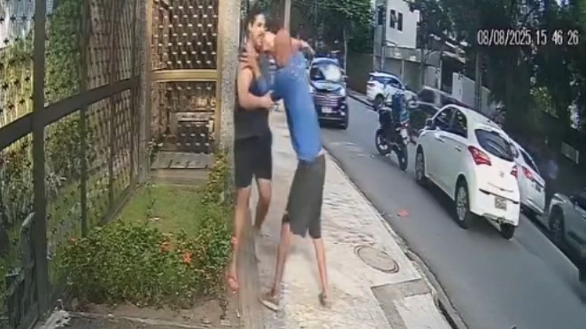 Vídeo: briga de trânsito tem porradaria, pausa reflexiva e reconciliação no Recife