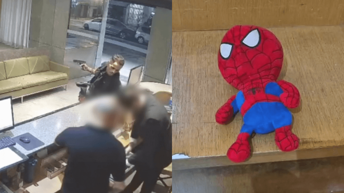 Ladrão trapalhão invade hotel e deixa cair boneco do Homem-Aranha no RJ