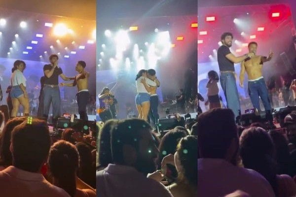 Nattan paga R$ 1 mil para fã trair a namorada durante show, e relacionamento chega ao fim