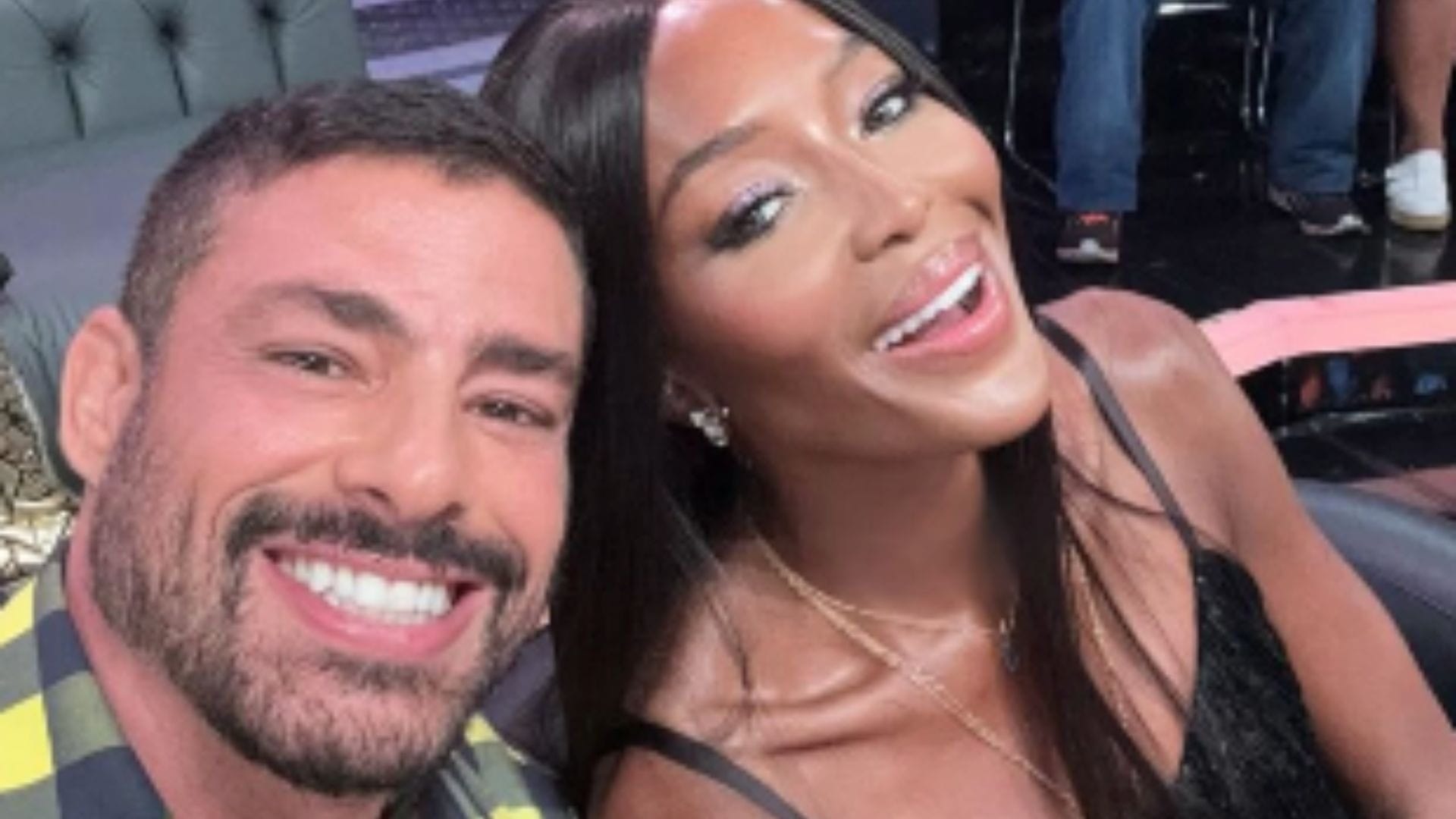 Qual a ligação entre Naomi Campbell e Cauã Reymond? Modelo traz detalhes de amizade