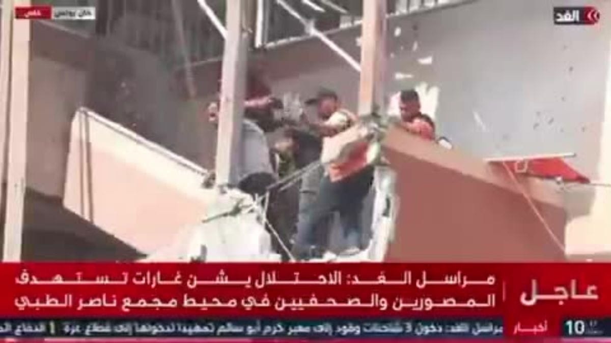 Vídeo mostra ataque israelense que atingiu equipe de resgate em hospital em Gaza