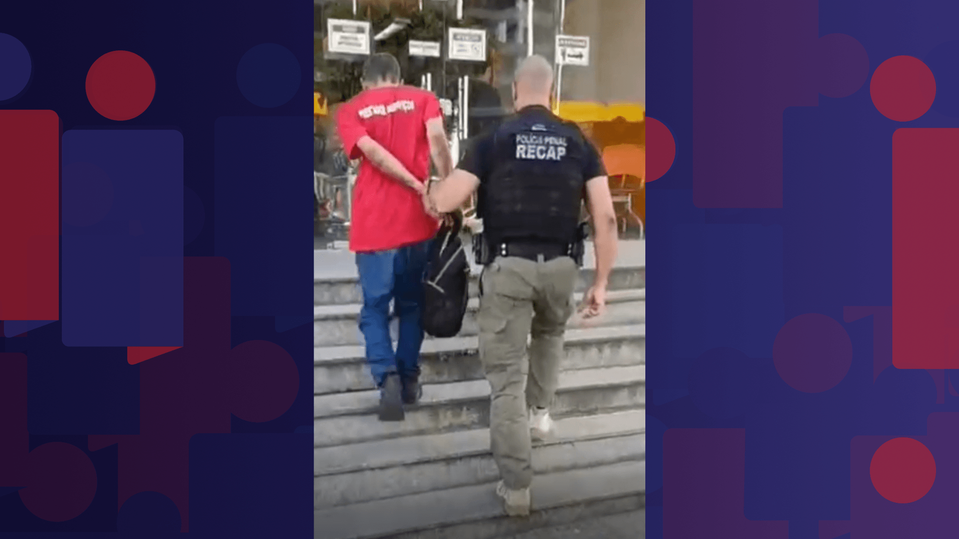 Dois homens procurados pela Justiça são presos por agentes da SEAP