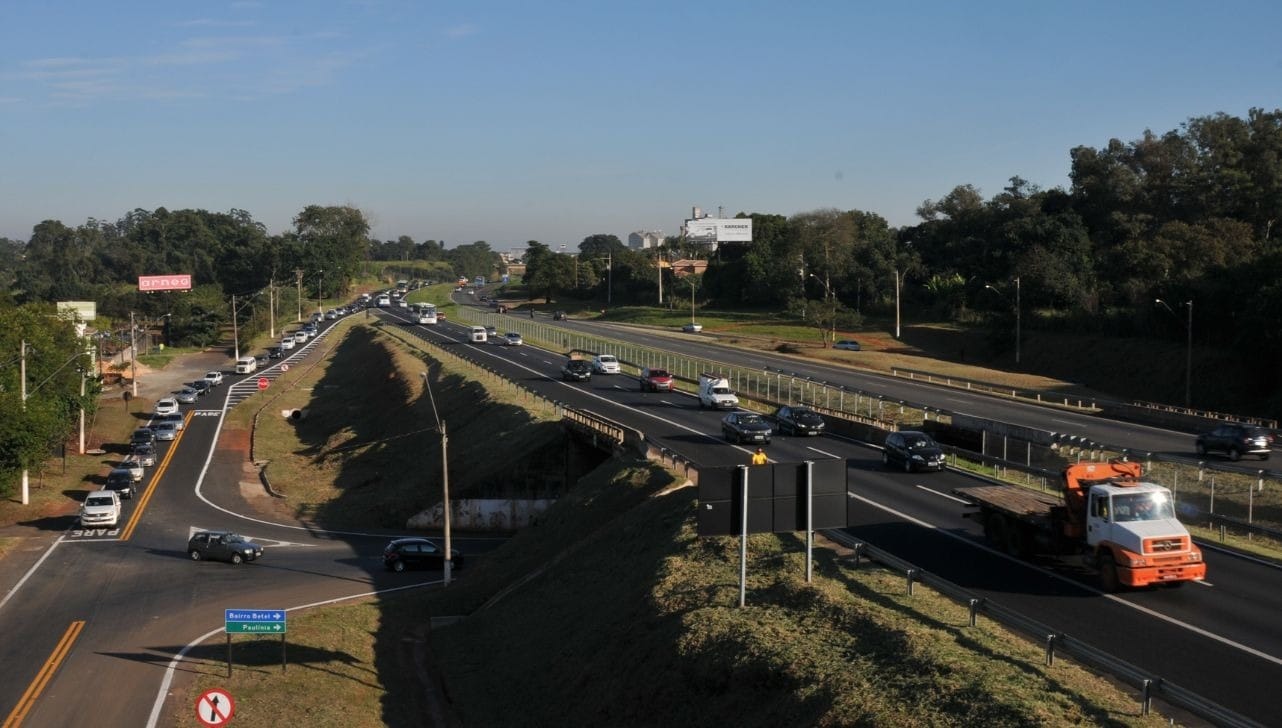 Trevo de Betel, na Rodovia Zeferino Vaz, em Paulínia, fica interditado por 45 dias