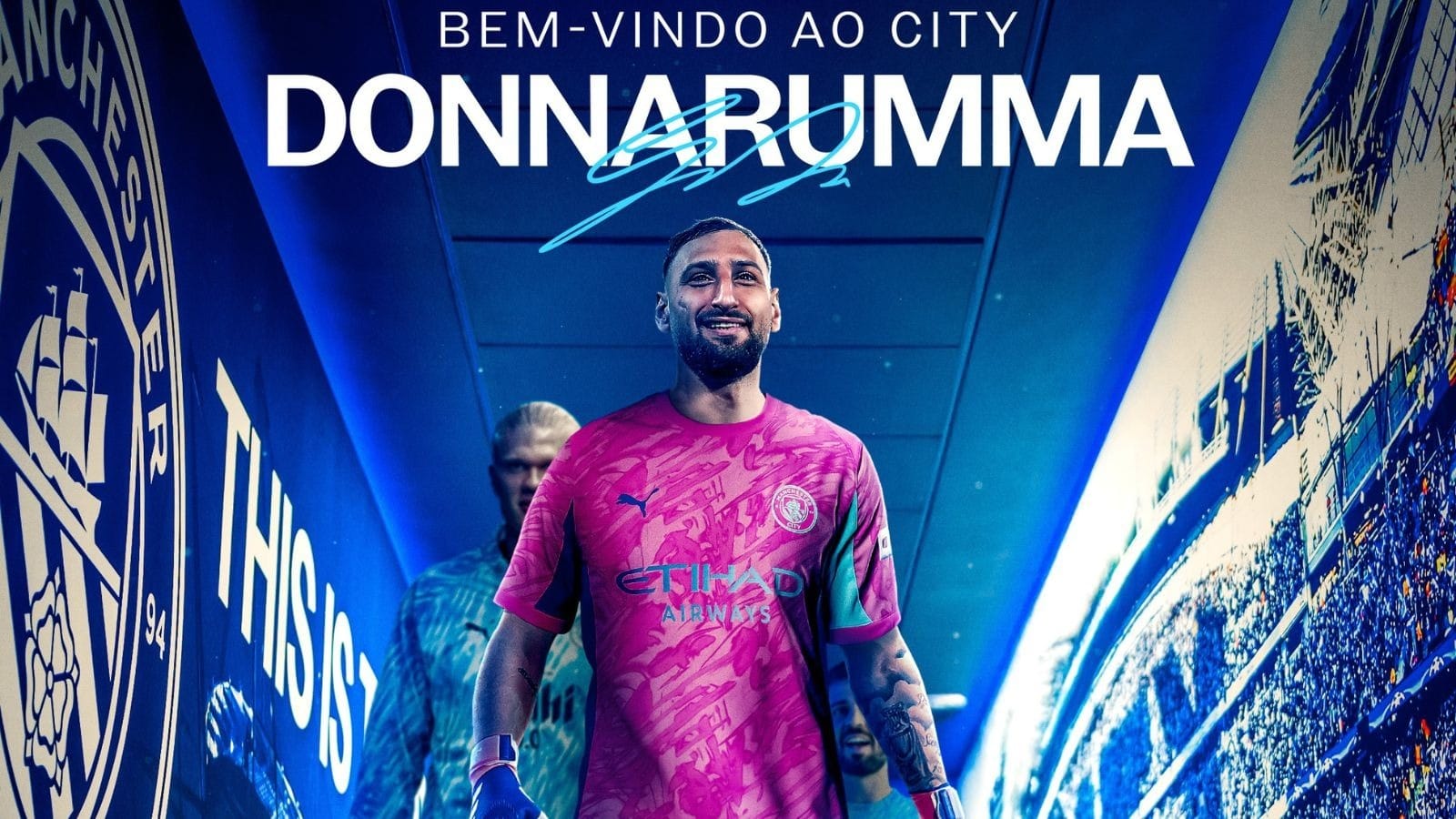 Manchester City oficializa goleiro Donnarumma para o lugar de Ederson