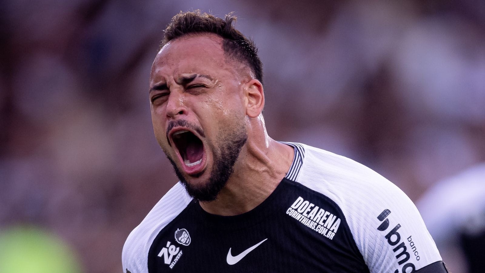 Maycon comemora gol do Corinthians contra o Vasco. Foto: Rodrigo Coca / Corinthians