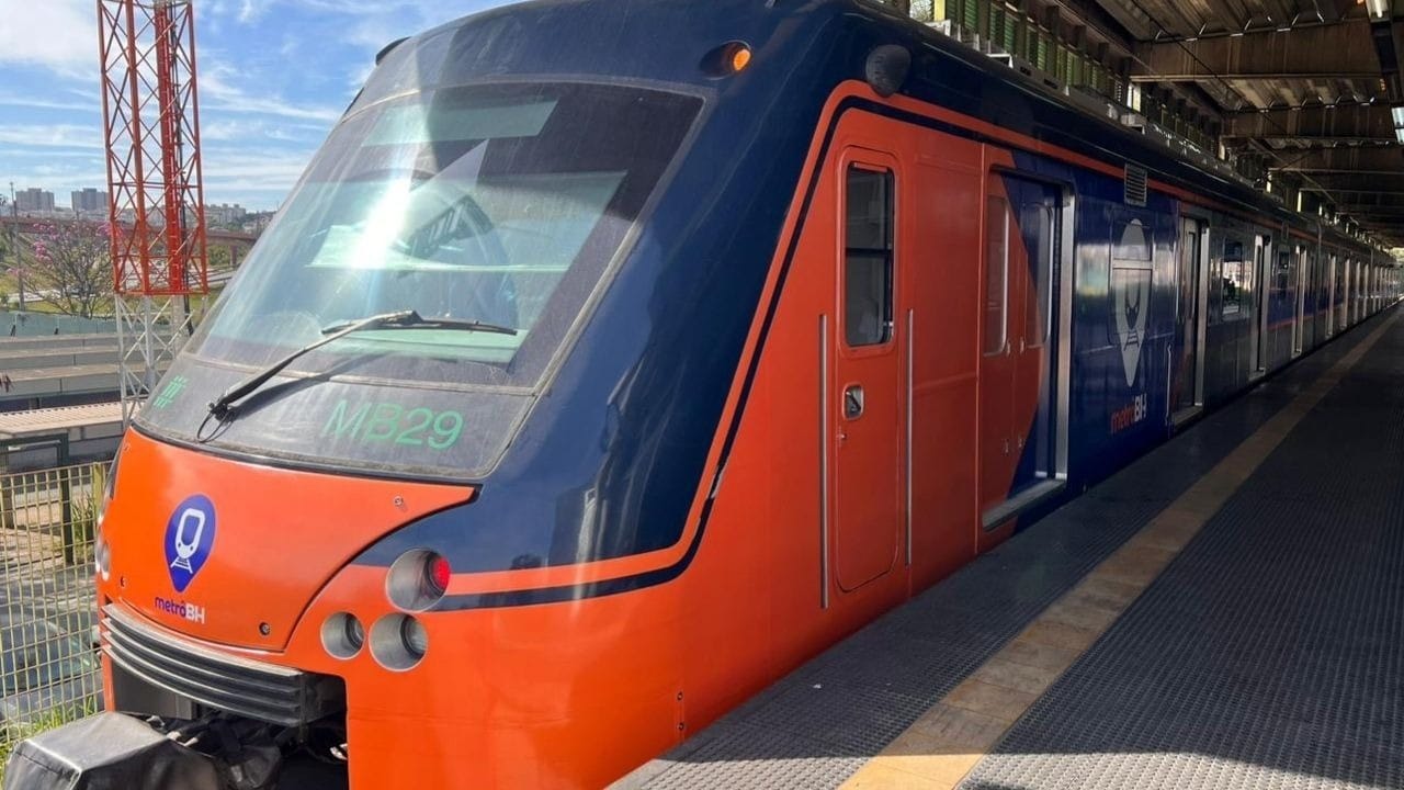 Metrô de BH terá intevalos maiores à noite e mudanças em duas estações na próxima semana