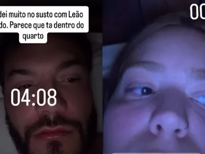 Viih Tube e Eliezer perdem o sono com leões durante viagem à África do Sul