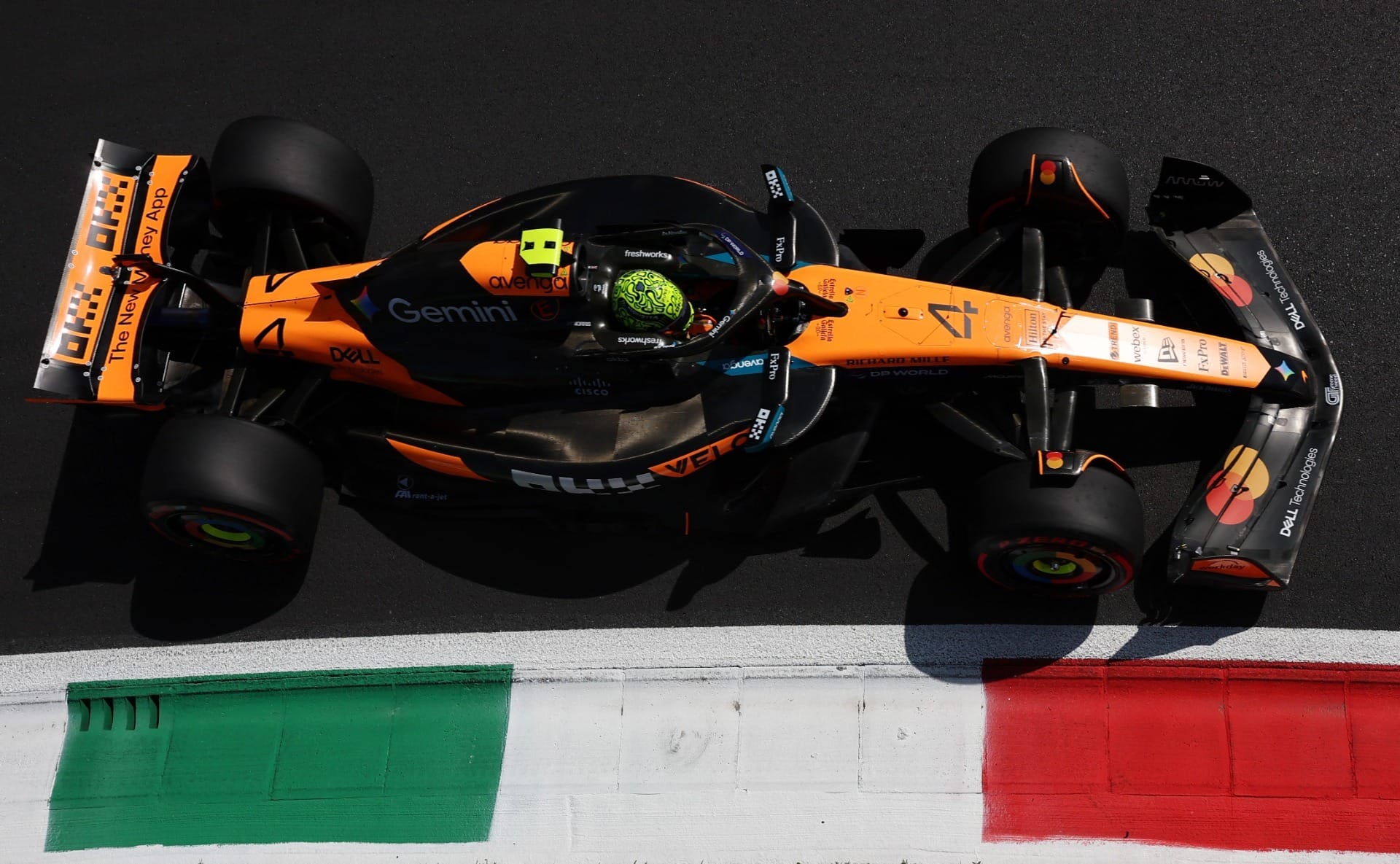 Norris é o mais rápido no 3º treino livre em Monza; Bortoleto anda forte e chega em 6º
