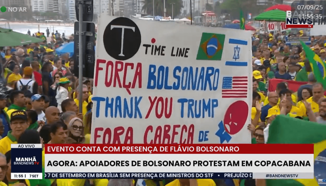 Manifestantes pedem anistia, impeachment de Moraes e agradecem Trump