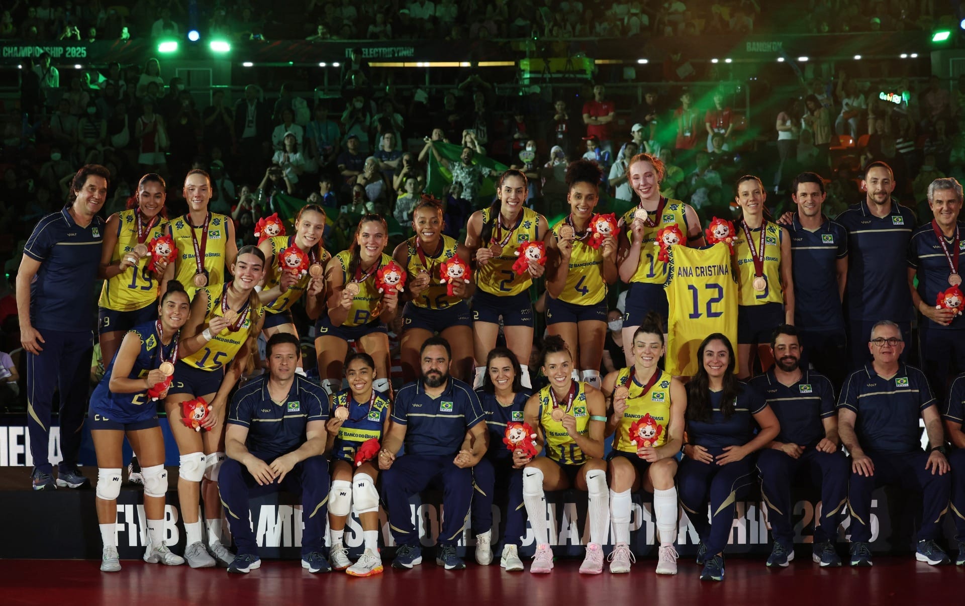 Brasil vence o Japão e garante medalha de bronze no Mundial de vôlei feminino