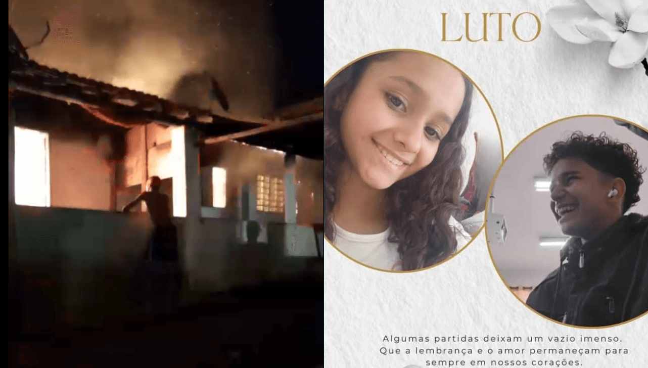 Adolescente tenta salvar irmã e morre em incêndio que matou três da mesma família em Pedreira