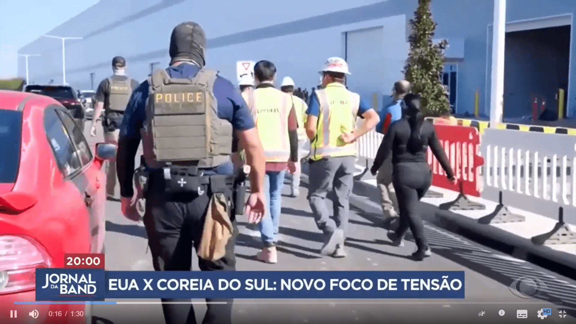 Seul anuncia acordo com EUA sobre a libertação de sul-coreanos detidos em fábrica da Hyundai