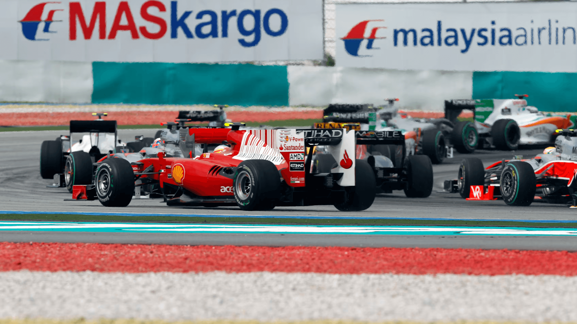 Fernando Alonso durante o GP da Malásia de 2010