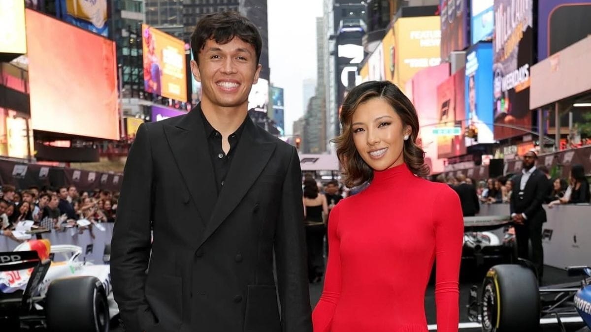 Alexander Albon é namorado da golfista profissional Lily Muni He desde 2019