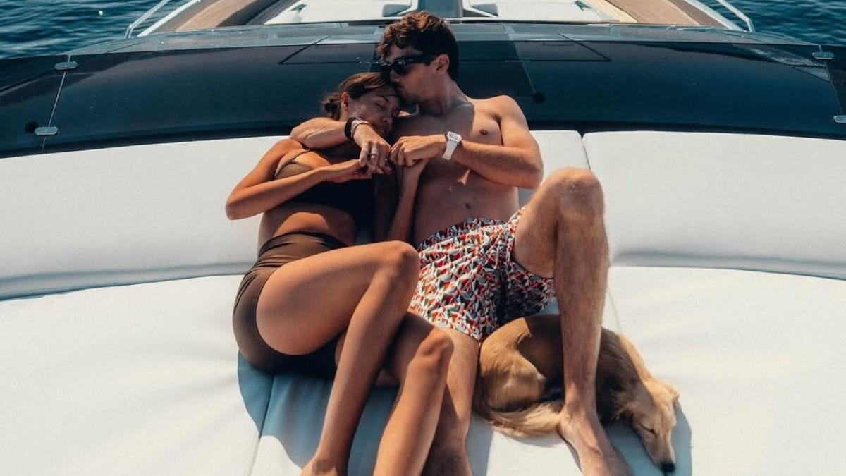 Charles Leclerc namora a influenciadora Alexandra Saint Mleux desde 2023
