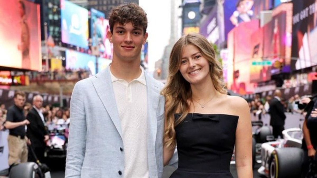Novato na F1, Ollie Bearman namora Alicia Torriani